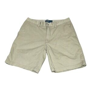 Polo Ralph Lauren Prospect Short Mens 32 Khaki Tan Chino Shorts Casual Outdoor